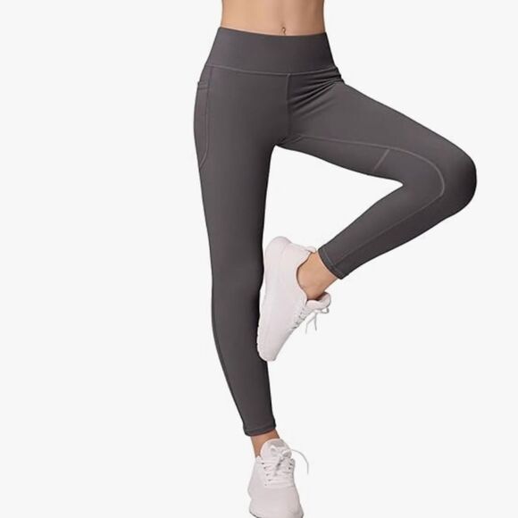 AENLLEY Yoga Kids Workout  Athletic‎ 3 pack BLACK GRAY AND PINK L NWT in packg - Picture 3 of 8